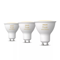 Philips Hue LED GU10 Spotlight | Smart White Ambience | 3 Pack